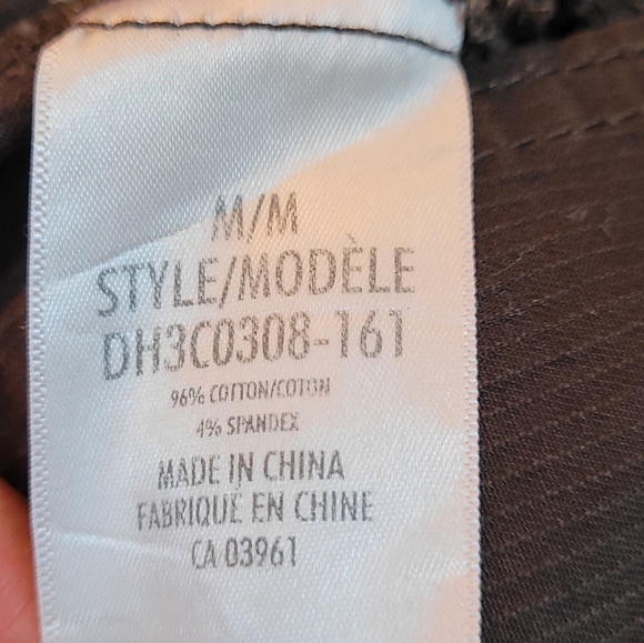 Denver Hayes Vintage textured striped dark brown blazer size M - Picture 13 of 14